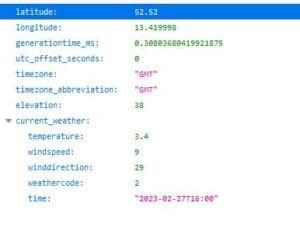 Image result for How to Add Wind Update From API Using JSON