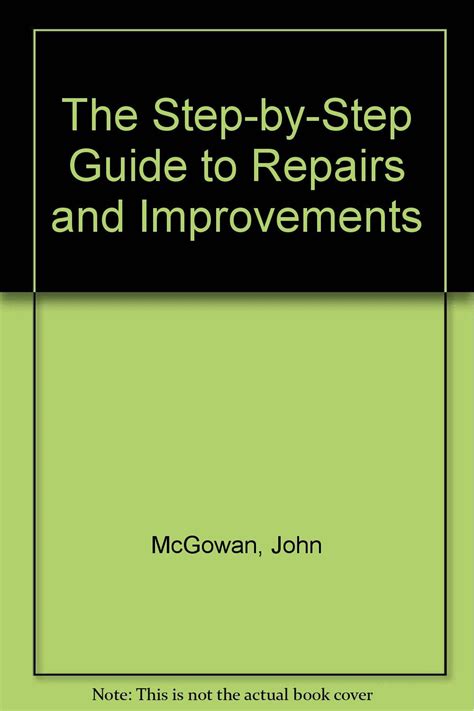 Buy The Step-by-Step Guide to Repairs and Improvements Book Online at ...