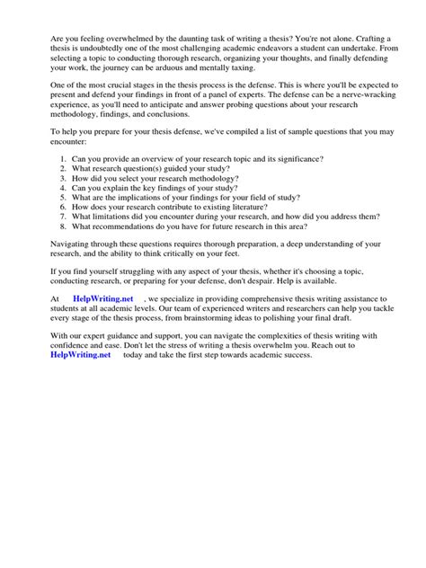 Image result for Dissertation Defense Questions Examples