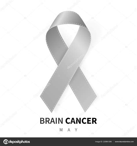 Brain Cancer Awareness Ribbon
