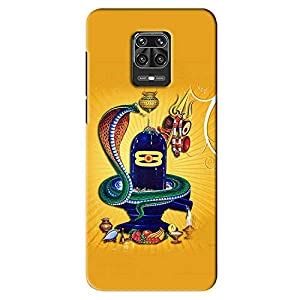 NDCOM for Redmi Note 9 Pro Back Cover Shivling Lord Shiva Printed Hard ...