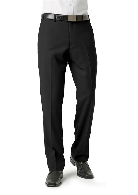 Men's Classic Flat Pant - Black - Uniform Edit
