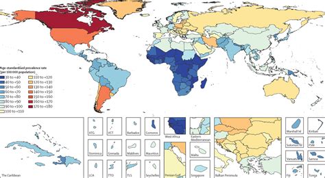 Mapping The Global Geographic Distribution Of Parkinson's Disease