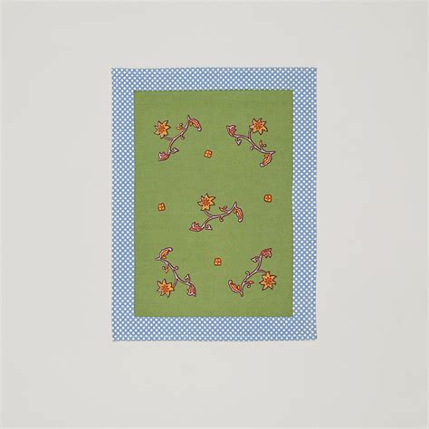 Floral Checks Placemat 6 Pc Set