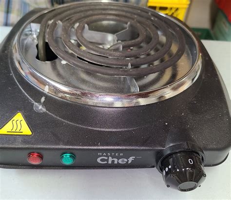 Master Chef Model 043-1200-6 Single Burner Hot Plate