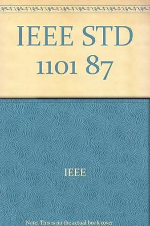 IEEE STD 1101 87 : IEEE: Amazon.in: Books