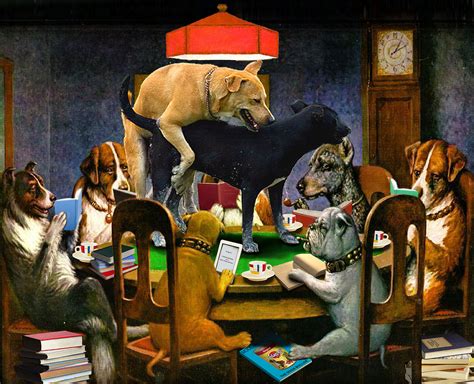 Dogs Playing Poker Original Painting at PaintingValley.com | Explore collection of Dogs Playing ...