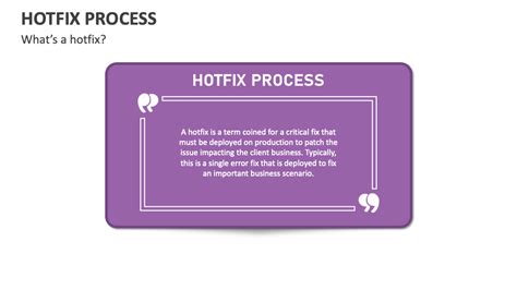 Image result for Hotfix Definition