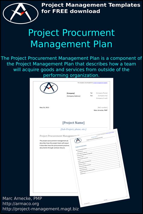 Image result for Procurement Project Management Plan Template Sample
