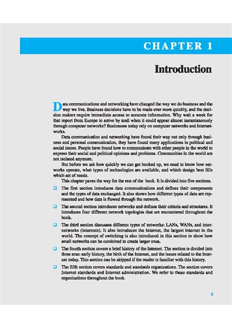 M1 Chapter 1: Introduction to Data Communications & Networking - Studocu
