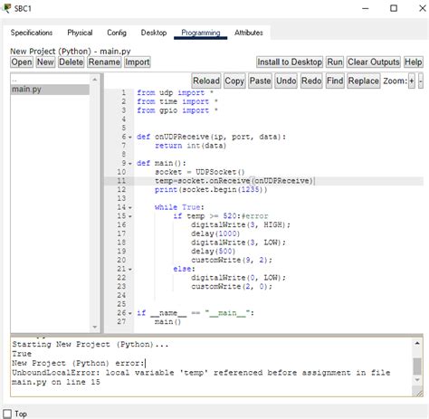 How to Convert From Block Programming to Python in Packet Tracer 的图像结果