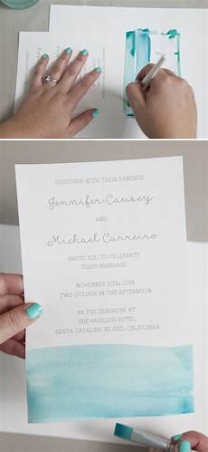 Watercolor Wedding Invitations Diy by Learn Exactly How To Diy Watercolor Wedding Invitations Watercolor Wedding Invitations Diy
