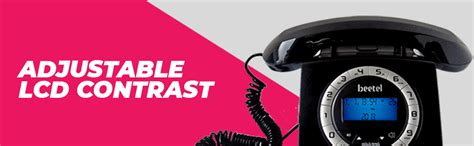 Beetel M73 Caller Id Corded Landline Phone with 16 Digit LCD Display ...