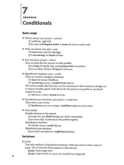 Image result for Conditional Sentences PDF