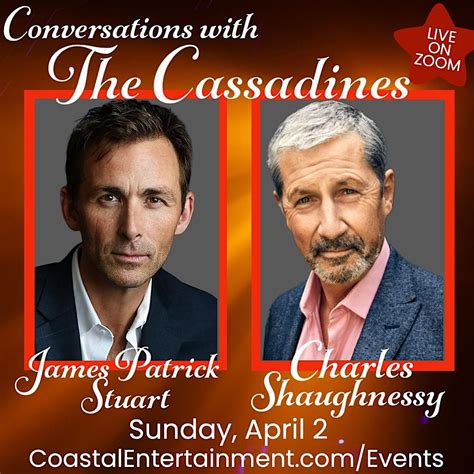 James Patrick Stuart & Charles Shaughnessy, LIVE on the Zoom stage ...