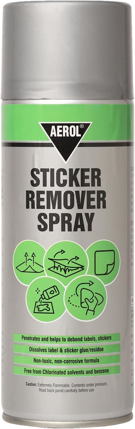 Aerol Sticker Remover Spray| Remove stubborn stickers, labels ...