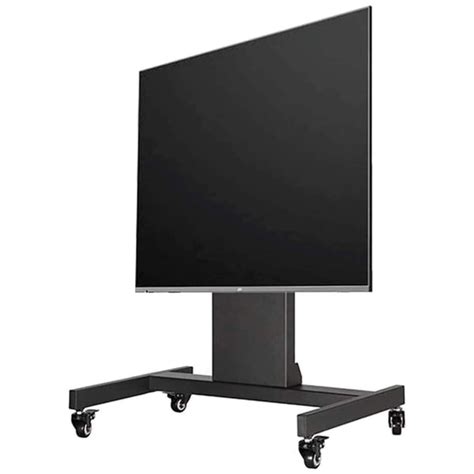 Conference Room Podium TV Cart Stand with wheels 90° Tilt & Height Adj ...