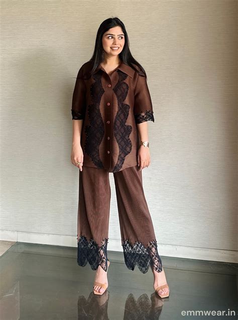 Espresso Lace Co-ord Set – Emmwear