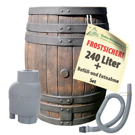 Buy RAIN Barrel Oak Barrel Water Barrel Water Barrel RAINWATER TUB in ...