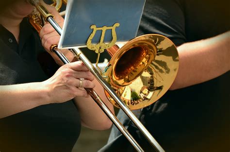 Free Images : guitar, golden, shine, musical instrument, trombone, close up, violin, orchestra ...