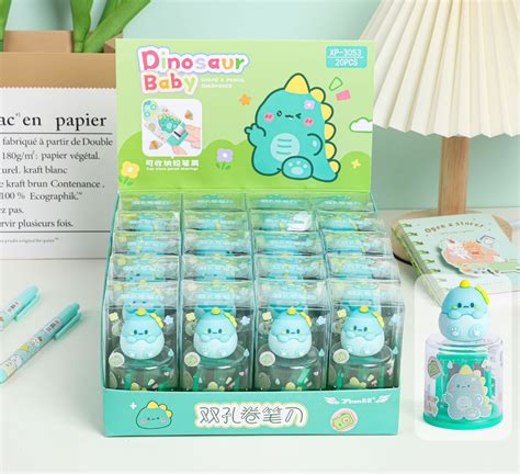 Dino 3d Dual Hole Pencil Sharpener – Gift Ocean