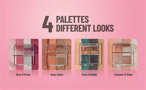 Buy Swiss Beauty Lustre Eyeshadow Palette | 4 Highly Pigmented Shades ...