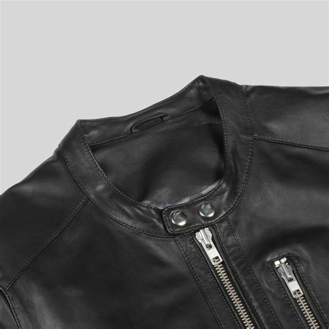 Buy Leather Jackets for Men - Black Bomber Jackets online | SaintG ...