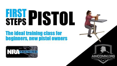 NRA FIRST STEPS PISTOL Class, Hunter Education Indoor Range, Fairbanks ...
