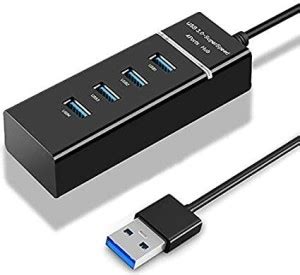 Kizma 4 Port 3.0 Usb Hub Hi-Speed Data Transfer, LED Indication ...