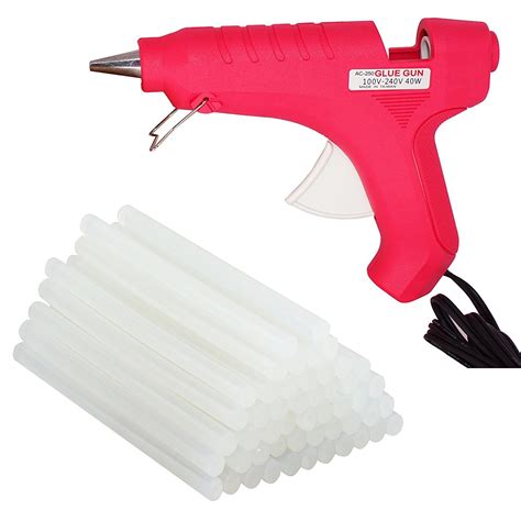 OKASTA Hot Melt Glue Gun kit 40 Watt, High-Tech Electronic PTC heating ...