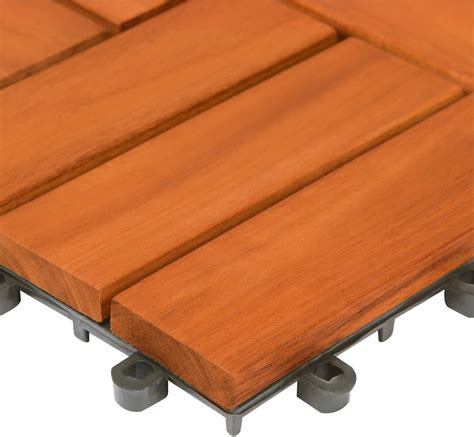 Deuba 44x Decking Tiles Interlocking Garden Balcony India | Ubuy