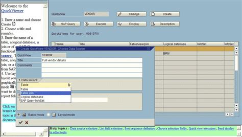 Image result for How to Create Report in Query Step by Step in SAP PS