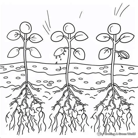 Plant Life Cycle Coloring Pages - Free & Printable!