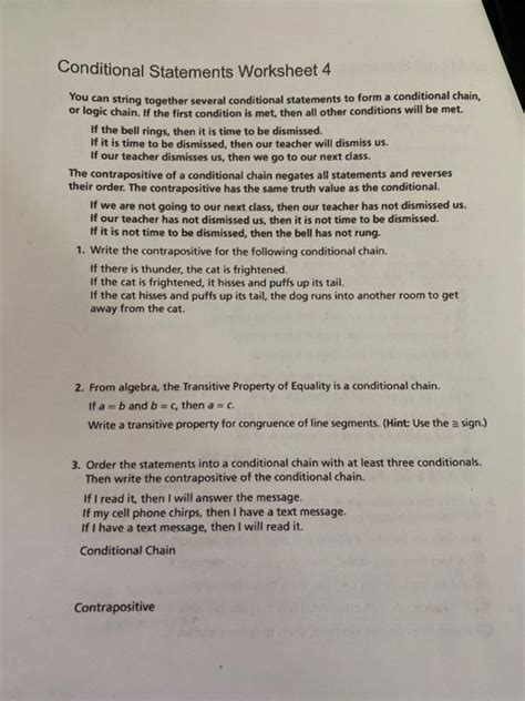 Image result for Math Conditional Statement Worksheets