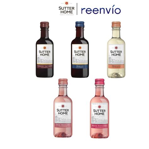 Sutter Home California Wine Miniatures 187ml (Cabernet, Sauvignon ...