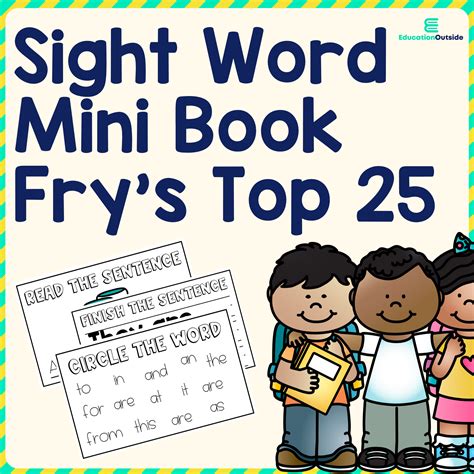 Sight Word Books: Fry's Top 25 Sight Word Practice