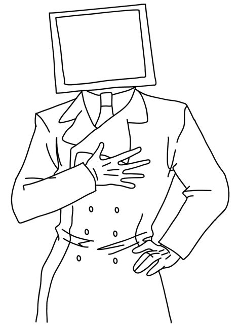 20+ TV Man Coloring Pages - Free Printable PDF & Online Coloring