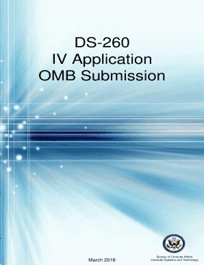 Image result for Printable DS-260 Application Form