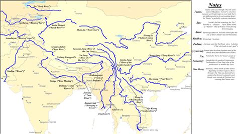 Chang Jiang River World Map