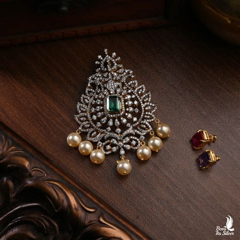 Theia Diamond Look Pendant - 3863 -( MADE TO ORDER )