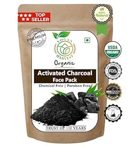 Yogan Harvest Activated Charcoal powder Ideal for face and Skin (200 ...