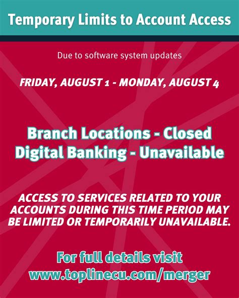 ⚠️ Important Dates ⚠️ TopLine will be migrating Anoka Hennepin Credit ...