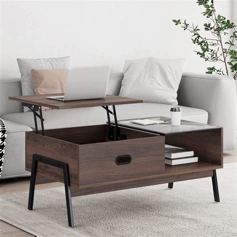 Buy Soges Lift Top Coffee Table, Modern Coffee Table Lift Top with ...