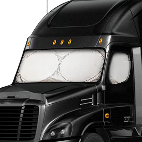 Buy EcoNour Semi-Truck Sun Shade for Windshield and Side Windows, 240T ...