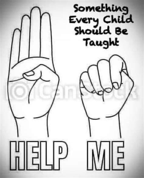Image result for Sign Language for Help Me