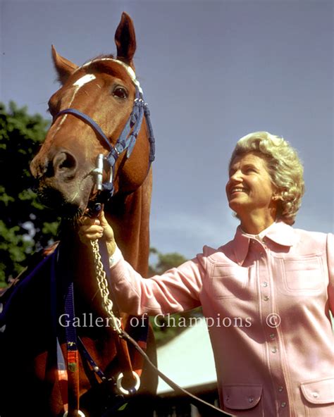 Secretariat Portrait Photo W/ Penny Chenery - Etsy