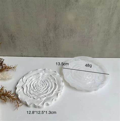 Rose Flower Silicone Coaster Mould (Design #101) – The Art Connect