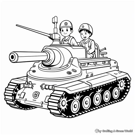 Tank Coloring Pages - Free & Printable!