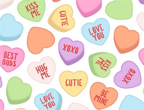 Candy Clipart, Cute Clipart, Valentine Candy Hearts, Kids Valentines ...