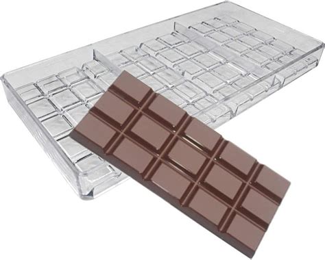 GRAINRAIN Clear Polycarbonate Chocolate Bar Mold - Hard India | Ubuy